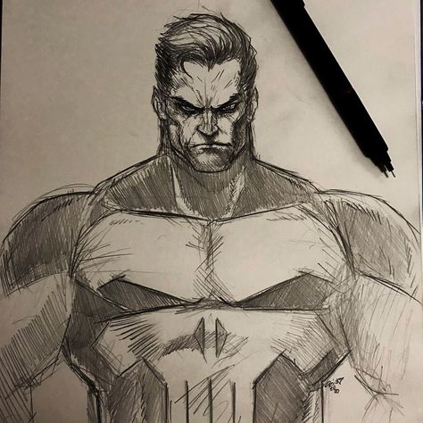 @orionotaking shared a photo on Instagram: “Punisher drawing tonight! ... ... ... ... ... ... #punisher #warmachine #ironman #marvelcomics #comics #comicbooks #comicbookart…” • Aug 7, 2020 at 5:04am UTC Punisher Drawing, Superheroes Drawing, Punisher Artwork, Sketch Board, Comic Art Sketch, Drawing Superheroes, Marvel Comics Art, Comics Art, Art Sketch