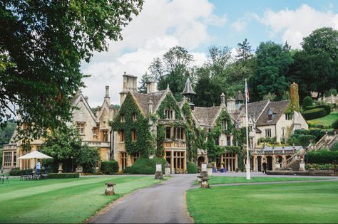 Castle Combe: The Most Beautiful Village in England The Manor House Hotel, Castle Combe Manor House Interior, Castle Combe Manor House, Manor House Castle Combe, Inside Castle, Inside Castles, Manor House Hotel, Country Manor House, Mansion Exterior