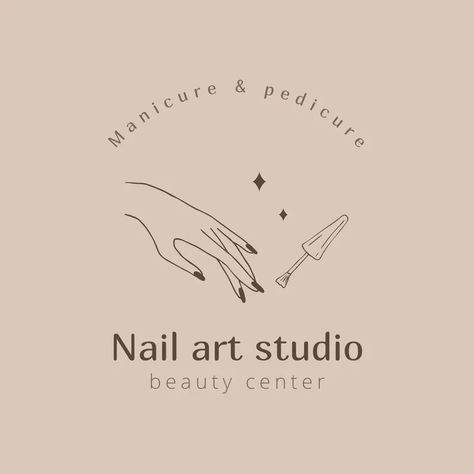 Successful Nails logomaker #designideias. Logo Design For Nail Salon, Logo Design Ideas Nails, Nails Salon Design Ideas Logo, Nail Art Logo Design Business Cards, Logo Nail Designs, Nail Graphic Design, Nail Tech Logo Ideas, Nails Logo Ideas, Nail Salon Logo Design Ideas