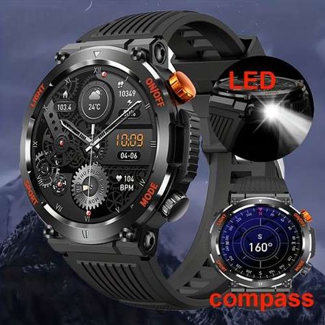 Compass Watch, Outdoor Watch, Iphone Mobile, Fitness Technology, Smart Watches Men, Everyday Routine, Smart Watches, Fitness Watch, Wearable Device