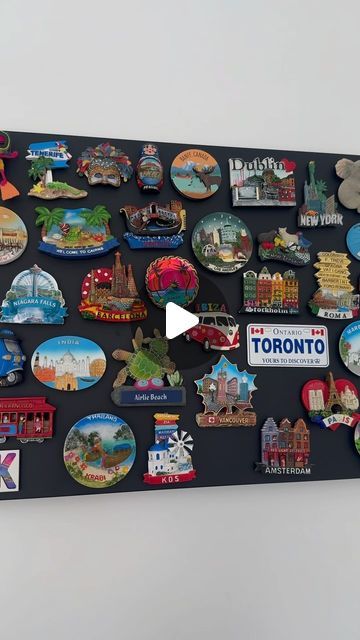 @morganbold on Instagram: "Do you collect magnets every time you go travelling? If so this could just be the perfect way for you to display them in your home… especially if you have an integrated fridge/freezer like us🥰✈️

#travel #travelblogger #travelgram #travelling #traveler #homedecor #homediy #doityourself #househack #househacking #homedecoration #diycrafts #diyprojects" Magnet Collection Display, Fridge Magnets Display, Integrated Fridge Freezer, Integrated Fridge, Fridge Freezer, Fridge Freezers, Displaying Collections, Home Hacks, On Board