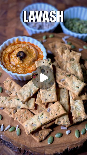 Lavash Bread Crackers, Lavash Crackers Recipe, Lavash Recipe, Mediterranean Pita, Lavash Crackers, Lavash Recipes, Diwali Treats, Lavash Bread, Bread Homemade