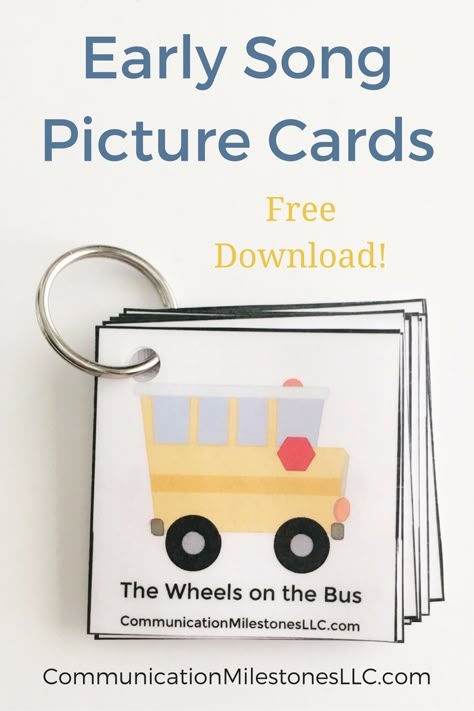 Song Picture, The Wheels On The Bus, Early Intervention Speech Therapy, Circle Time Songs, Communication Book, Classroom Songs, Songs For Toddlers, Preschool Circle Time, Slp Activities