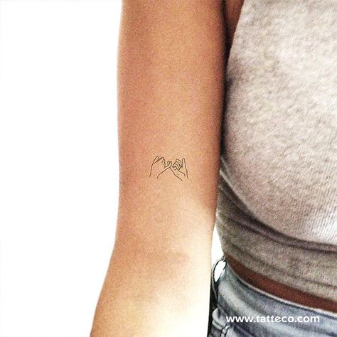 Collections – Tatteco Kenzie Tattoo, Pinky Promise Tattoo, Bachelorette Tattoos, Promise Tattoo, One Line Tattoo, Foot Tattoos For Women, Pinky Swear, Bff Tattoos, Парные Тату