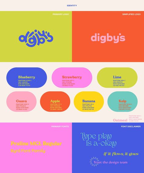 Digbys | Tamara Alexander Color Schemes Graphic Design, Colorful Colour Palette, Brand Pallete Ideas, Bubble Gum Pink Color Palette, Rainbow Branding Design, Cool Color Palette Colour Schemes, Graphic Design Planner, Colourful Web Design, Brand Colour Palette Inspiration