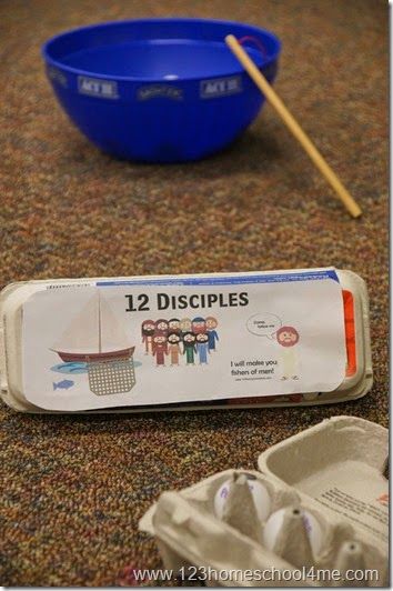 12 Disciples Game for Kids Disciples Craft, Jesus Preschool, 12 Disciples, Kids Sunday School Lessons, Children's Church Crafts, Cute Craft, Bible Story Crafts, Sunday School Kids, Preschool Bible