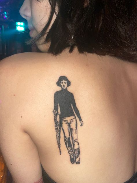 kill bill tattoo uma thurmon lucy liu anime film contrast art O Ren Ishii Tattoo, Kill Bill Inspired Tattoos, Dostoevsky Tattoo, Kill Bill Icons, Kill Bill O Ren Ishii, Film Tattoo Ideas, Kill Bill Tattoo, Donnie Darko Tattoo, Bill Tattoo