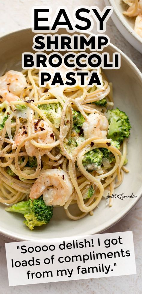 Shrimp And Broccoli Crockpot Recipes, Spaghetti Shrimp Broccoli, Shrimp And Broccoli Dinner Recipes, Shrimp Recipes Broccoli, Easy Shrimp Dinners For Families, Shrimp Broccoli Noodles, Shrimp Stirfry Easy, Shrimp Pasta Recipes With Broccoli, Pasta Recipes With Shrimp Easy