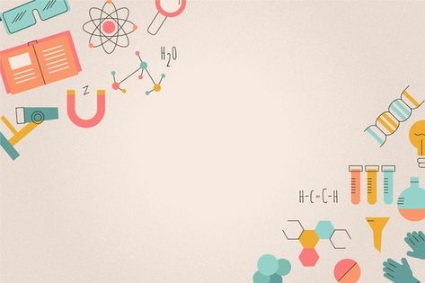 Vintage science background | Free Vector #Freepik #freevector #background #vintage #science #chemistry Aesthetic Chemistry Background, Background Kimia Power Point, Science Template Background, Aesthetic Science Background, Science Aesthetic Background, Science Background Powerpoint, Chemistry Aesthetic Background, Science Background Design Aesthetic, Science Template