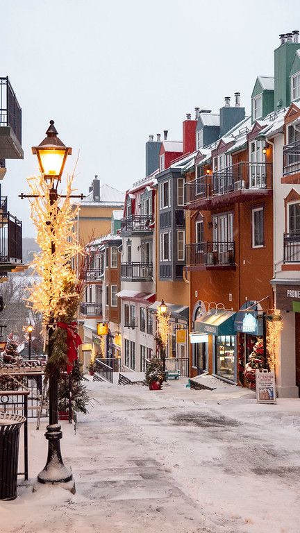 Chalet des Voyageurs Mont Tremblant Canada, Tremblant Quebec Winter, Tremblant Quebec, Winter In Canada, Mount Tremblant Quebec, Three Pines, Mont Tremblant Winter, Winter Canada, Mont Tremblant