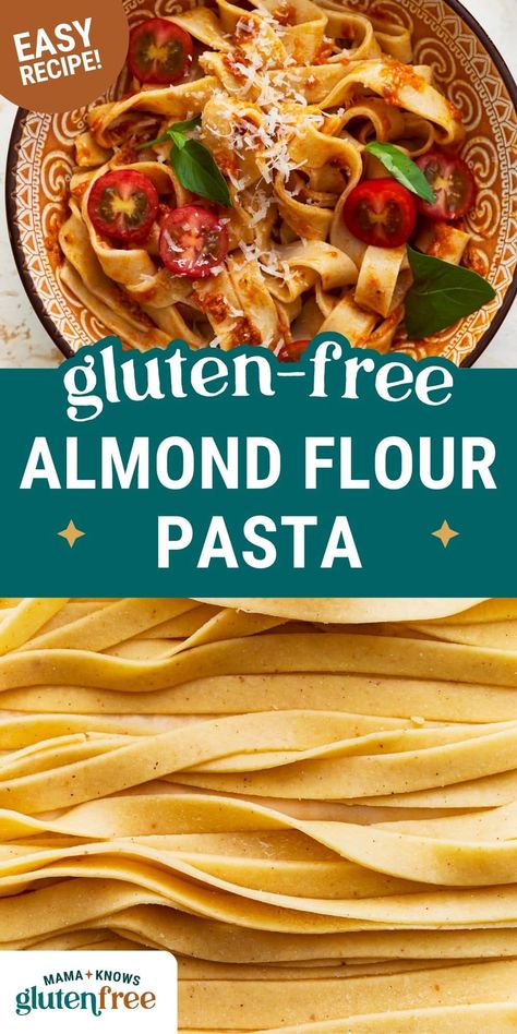 Almond Flour Pasta Recipe, Almond Flour Pasta, Creamy Italian Pasta Salad, Almond Flour Pizza Crust, Gluten Free Meatballs, Almond Flour Recipes, Drying Pasta, Gluten Free Pasta, Flour Recipes