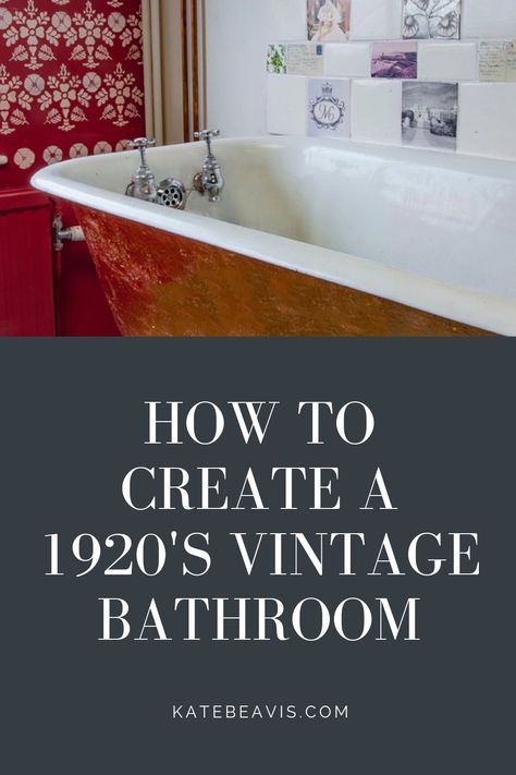 1920s Modern Bathroom, 1920 Bathroom Vanity, 1920’s Inspired Bathrooms, Small Victorian Bathroom Vintage, 1920 Bathroom 1920s Style Vintage, Modern Vintage Bathrooms, 1920 Bathroom Tile, Vintage Spa Bathroom, 1920s Bathroom Vanity