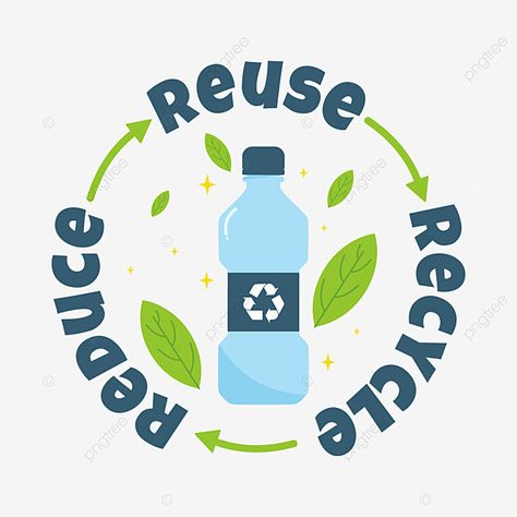 3r Reduce Reuse Recycle, Plastic Background, Reduce Plastic Use, Student Clipart, Water Recycling, Notebook Labels, Garbage Recycling, Recycle Design, Reuse Plastic Bottles