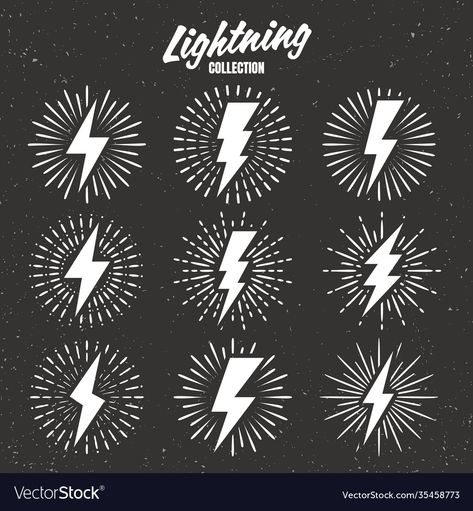 Lightning Bolt Graphic, Lightning Bolt Illustration, Lightening Illustration, Lightning Logo Design, Felt Burning, Lightning Illustration, Lightning Bolt Art, Lightning Bolt Tattoo, Lightning Bolt Logo