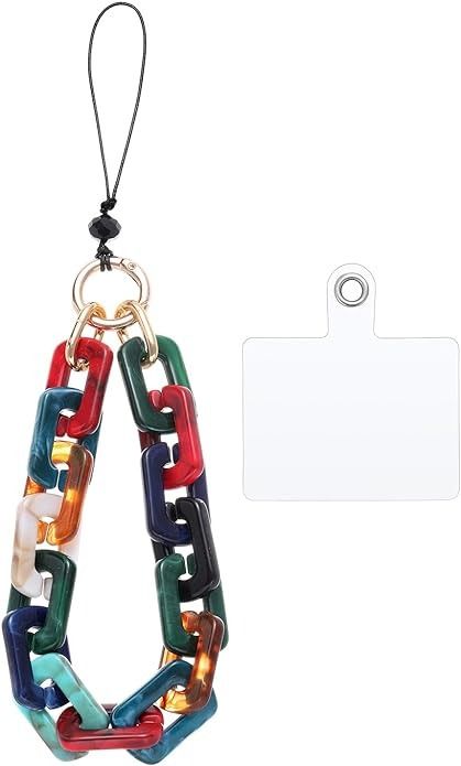 Amazon.com: Cosace Phone Wrist Strap Acrylic Phone Charms Strap Detachable Cell Phone Lanyard with Tether Tab Wrist Strap for Phone Case PC-Buckle-Black : Cell Phones & Accessories Phone Charms Strap, Phone Wrist Strap, Acrylic Phone, Phone Lanyard, Phone Charms, Acrylic Charms, Phone Charm, Phones Accessories, Wrist Strap