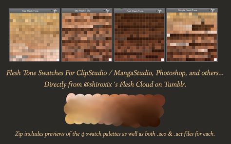 Aiyako's Flesh Tone Swatches by aiyako-art on DeviantArt Flesh Cloud, Skin Color Chart, Tumblr Post, Drawing Practice, Commissions Open, Survival Tips, Drawing Tips, Skin Color, Drawing Reference