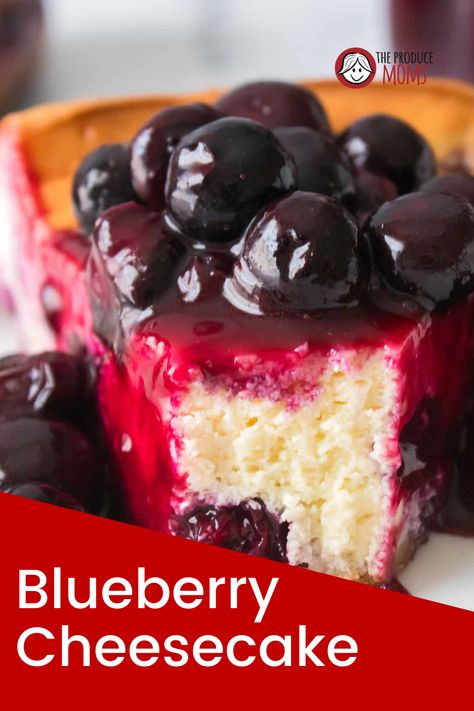 This Blueberry Cheesecake is a show stopper every time we set it out for dessert! Packed with fresh blueberries in the cheesecake filling and smothered in a blueberry sauce topping, it’s a delicious and tasty cheesecake recipe! Blueberry Topping For Cheesecake, Topping For Cheesecake, Delicious Cheesecake Recipes, Blueberry Topping, Cheesecake Toppings, Blueberry Sauce, Cheesecake Filling, Blueberry Recipes, Blueberry Cheesecake