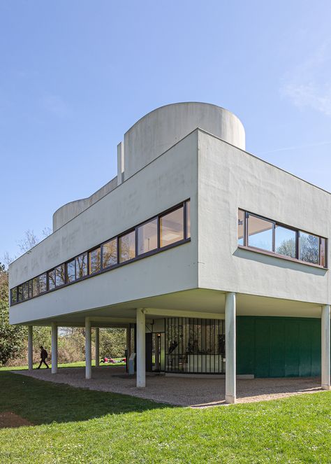 Le Corbusier Architecture Buildings, Villa Savoye Sketch, Villa Savoye Interior, Villa Savoye Plan, Architecture Le Corbusier, Le Corbusier Villa Savoye, Corbusier Architecture, Villa Savoye, Le Corbusier Architecture