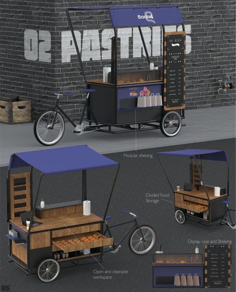 The open source handcart design challenge Furniture Design Competition, Tool Trolley, Urban Design Competition, Snack Cart, Mobile Cart, Cart Design, Food Cart Design, Retractable Roof, Modern Food