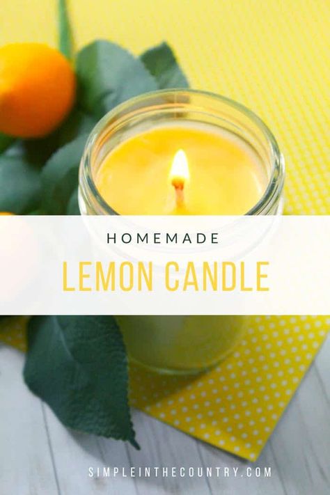 Lemon Candles Homemade, Homemade Candle Recipes, Lemon Scented Candle, Candle Scents Recipes, Creation Bougie, Expensive Candles, Smelling Candles, Diy Candles Easy, Diy Candles Homemade