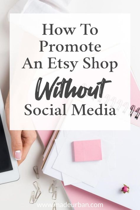 Most Etsy shop owners rely too heavily on social media for marketing. Here are 10 other ways to promote your business. Ways To Promote Your Business, Starting An Etsy Business, Etsy Marketing, Etsy Success, Etsy Seo, Business Help, Business Plan Template, Etsy Business, Creating A Business