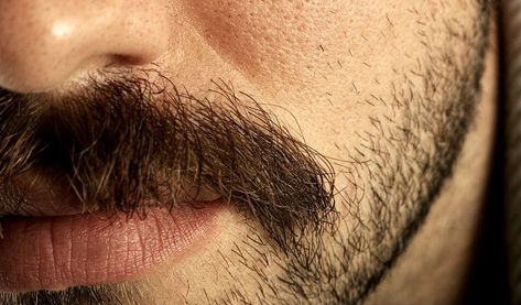 The beard style featuring thick mustache and heavy-stubble is called BeardStache. Here's how to grow it. Moustache With Stubble, Stubble And Mustache, Beard Stache Style, Beardstache Styles, Mustache With Stubble, Mens Mustache Styles, Stubble Stache, Moustache Aesthetic, Mustache Aesthetic