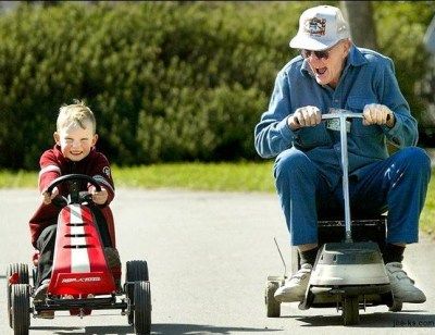 I love this...i wanna race my granddkids when i get old Funny Old People, Hermann Hesse, Never Too Old, Senior Citizen, Charles Dickens, Young At Heart, Old Age, Old People, Growing Old