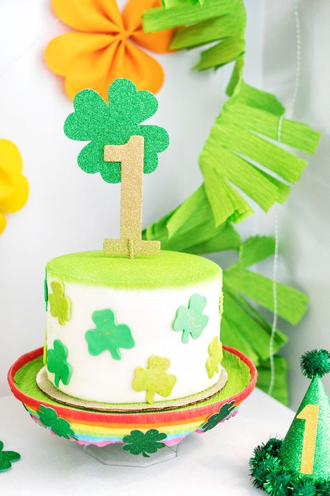 Lucky One First Birthday Boy, March Birthday Party Ideas, Make Birthday Cake, Birthday Cake For Husband, Girls Party Decorations, Teacher Birthday Gifts, Birthday Presents For Him, March Birthday, Diy Birthday Decorations