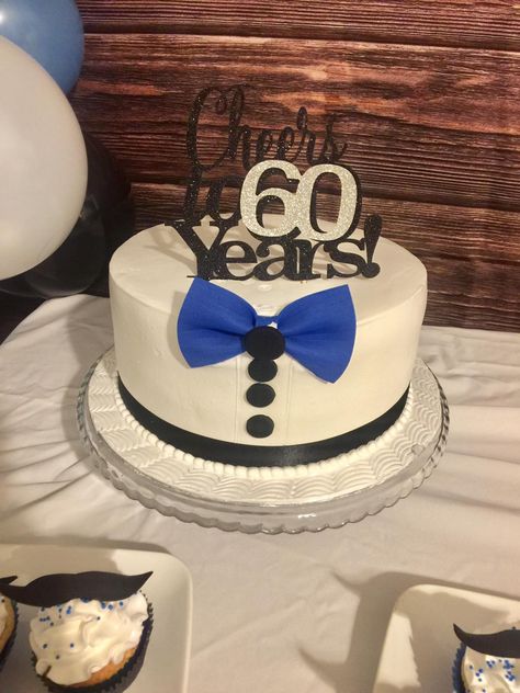 Birthday Cake For 60 Year Old Man, 60 Year Old Birthday Cake, 60 Years Birthday Cake, Old Man Birthday, Birthday Cakes For Men, Birthday Cake Ideas, Man Birthday, Old Man, Birthday Cakes