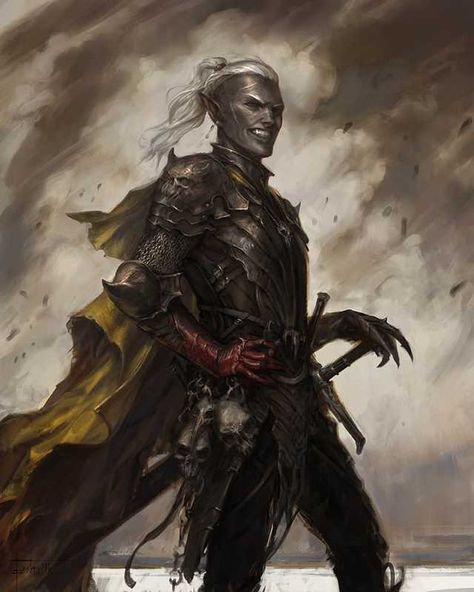 A collection of roughly 100 D&D character art images I have gathered over the years - Imgur Mroczny Elf, Drow Male, Drizzt Do Urden, Elves Fantasy, Forgotten Realms, The Elder Scrolls, Fantasy Races, Fantasy Images, Dark Elf