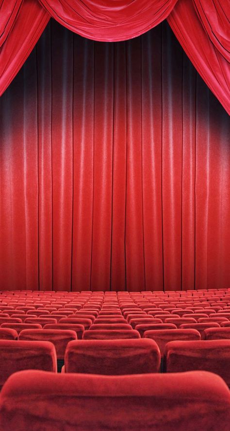 Theater Wallpaper, Wattpad Cover Template, Hall Wallpaper, Red Curtains, Movie Wallpapers, Wallpaper Cave, Computer Wallpaper, Movie Theater, Aesthetic Backgrounds