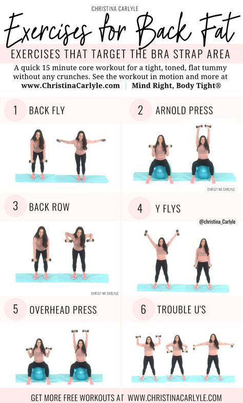 Quick and Easy Upper Body Workout - Home Workout for Women that want tight toned arms, shoulders, and upper/mid back workout. https://christinacarlyle.com/upper-body-workout/ #fitness #workout Beachbody Workout, Upper Body Workout For Women, Workout Hiit, Arm Workout Women, Gym Antrenmanları, Dumbell Workout, Back Fat Workout, Treadmill Workout, Body Workout At Home