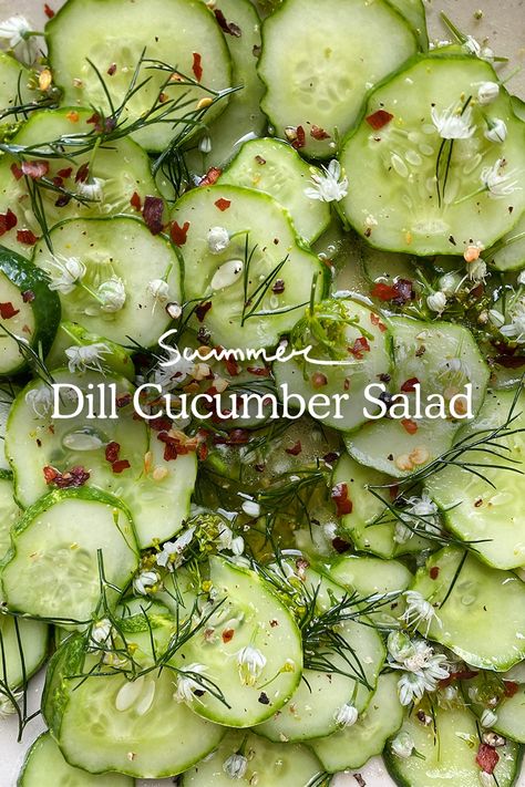 Fresh Tasty Fresh Cucumber Dill Salad Recipe Recipe - Fresh Exchange Dill Cucumber Salad, Dill Salad Recipe, Dill Cucumber, Dill Salad, Cucumber Varieties, Cucumber Dill Salad, Dill Recipes, Cucumber Dill, Fresh Cucumber