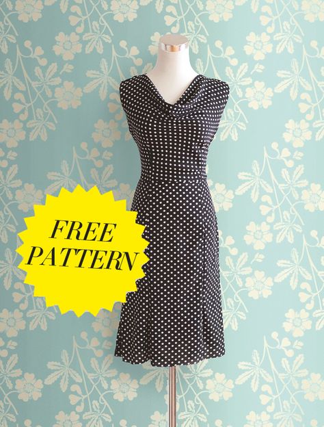 Modest Dress Patterns, Prom Dress Pattern, Formal Dress Patterns, Dress Sewing Patterns Free, Sewing Patterns Free Women, Simple Dress Pattern, Wrap Dress Pattern, Free Dress, Summer Dress Patterns