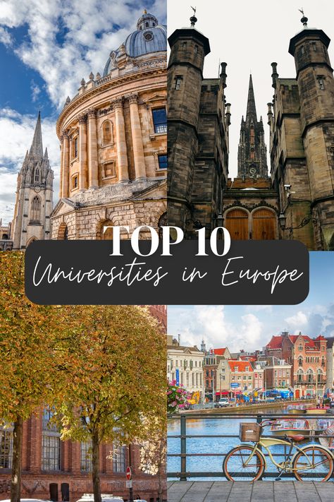 Top Universities In The World, Best Universities In The World, European Student Aesthetic, Best University In The World, Best Colleges And Universities, Studying In Europe Aesthetic, University In Europe, College In Europe, Europe University Aesthetic