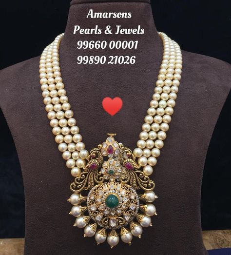 Pearl Haram, Haram Designs, Pearl Mala, Silver Jewelry Cleaner, Gold Pearl Jewelry, Pearl Jewelry Design, Pearl Jewels, Pearl Necklace Designs, Pearl Jewelry Necklace