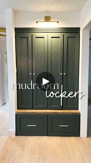 668K views · 11K reactions | I keep preaching that you shouldn’t live with something you don’t love, and the mudroom locker color has never felt quite right to me. I finally repainted it from “Jojoba” to “Woodland Moss” (both by @behrpaint ) Do you think it was the right move?? This DIY locker build still goes down as my favorite project because of how much my family has utilized it! | A.dabbled.dwelling | Selena Gomez · Love On Mudroom Locker Hooks, Diy Lockers Mudroom, Laundry Room Lockers, Diy Lockers, Diy Mudroom Lockers, Mudroom Storage Lockers, Mudroom Locker, Laundry Pantry, Diy Locker