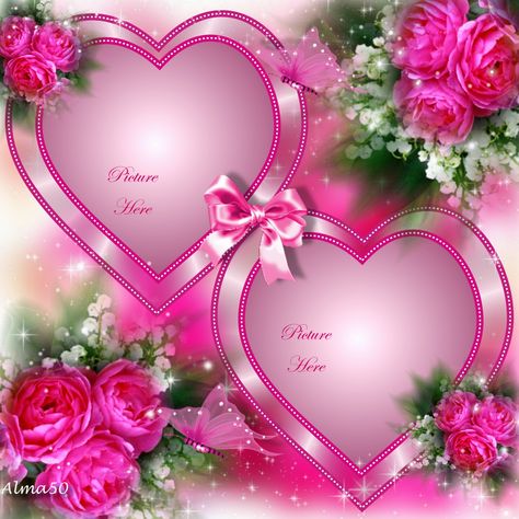 Loving Hearts #Alma50 #iLoveYou Beautiful Heart Pictures, Beautiful Heart Images, Birthday Photo Frame, Beautiful Love Images, Love Heart Images, Love Wallpapers Romantic, Happy Birthday Frame, Birthday Wallpaper, Love Wallpaper Backgrounds