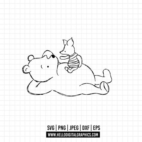 Winnie The Pooh Svg, Pooh Svg, Enchanted Characters, Pooh Party, Classic Winnie The Pooh, For Stickers, Web Graphic Design, Baby Svg, School Projects