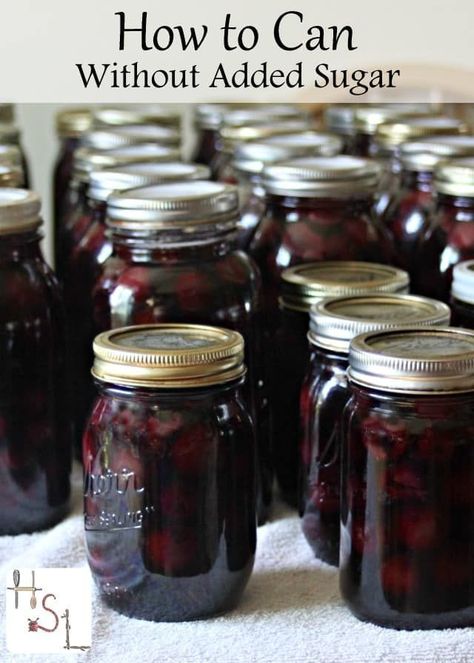 Can without added sugar to keep the summer's food preservation work healthy and tasty for the winter months with these simple and safe tips. Pressure Canning Recipes, Canning Fruit, Home Canning Recipes, Canning Vegetables, Canning Jam, Canning Food Preservation, Canned Food Storage, Canning Tips, Tasty Videos