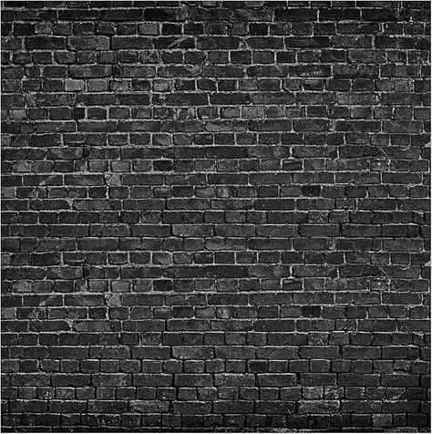 Amazon.com : YYNXSY 10X10FT Black Brick Wall Background Photography Props Brick Birthday Party Decoration Background Photography Studio Decoration Background Room Decoration Banner YY-1 : Electronics Black Washed Brick, Black Brick Background, Brick Wall Background Photography, Bricks Background, Background Room, Studio Decoration, Black Brick Wall, Set Background, Brick Background