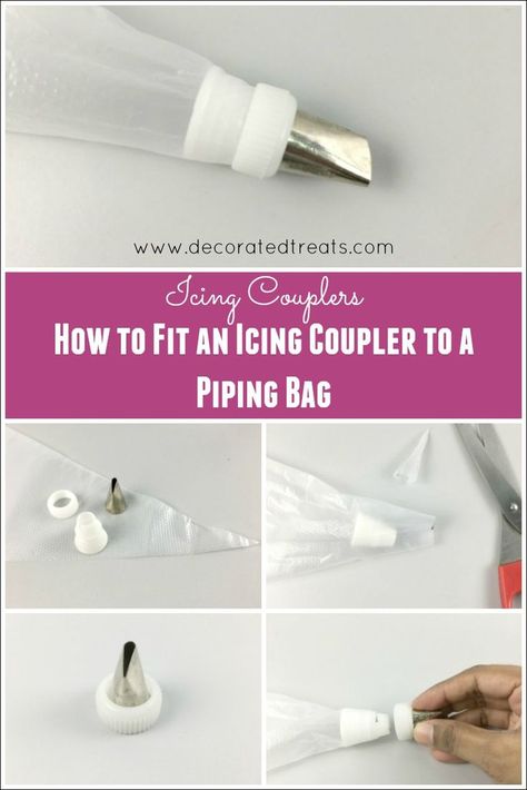 What is an Icing Coupler and How to Use it How To Use Decorating Couplers, Icing Types, Cake Decorating Simple, Unique Cake Designs, Unhealthy Recipes, Decorated Desserts, Man Tips, Ganache Icing, Cupcakes Easy