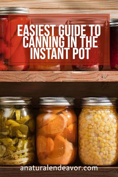 Pressure Canning Instant Pot, Canning Using Instant Pot, How To Can In An Instant Pot, Canning With An Instant Pot, Pressure Canning In An Instant Pot, Instant Pot Canning How To, Canning Green Beans In Instant Pot, Instant Pot Jelly Recipes, Instant Pot Canning Recipes