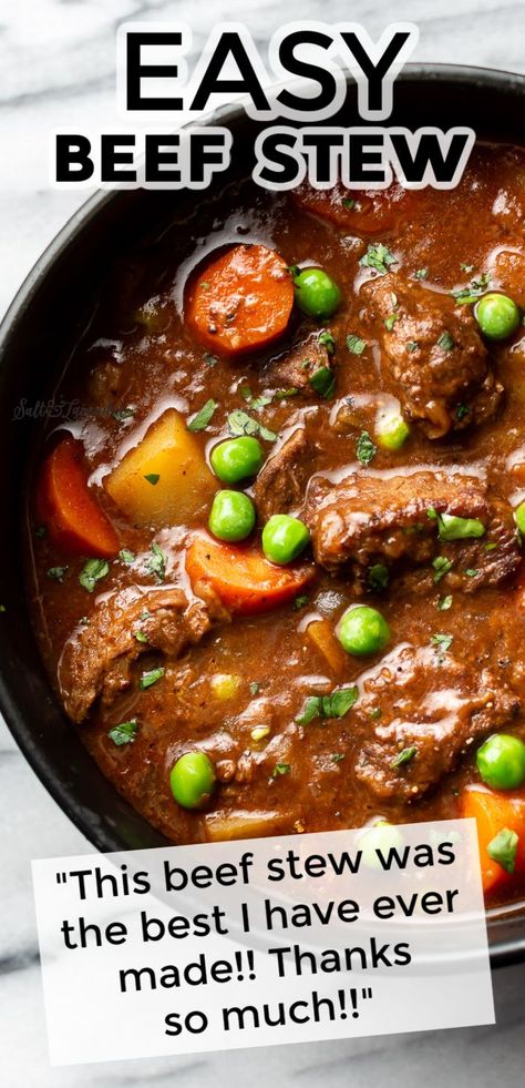 Best Beef Stew Recipe, Best Beef Stew, Homemade Beef Stew Recipes, Beef Stew Meat Recipes, Easy Beef Stew Recipe, Crockpot Recipes Beef Stew, Easy Beef Stew, Homemade Beef Stew, Stew Meat Recipes