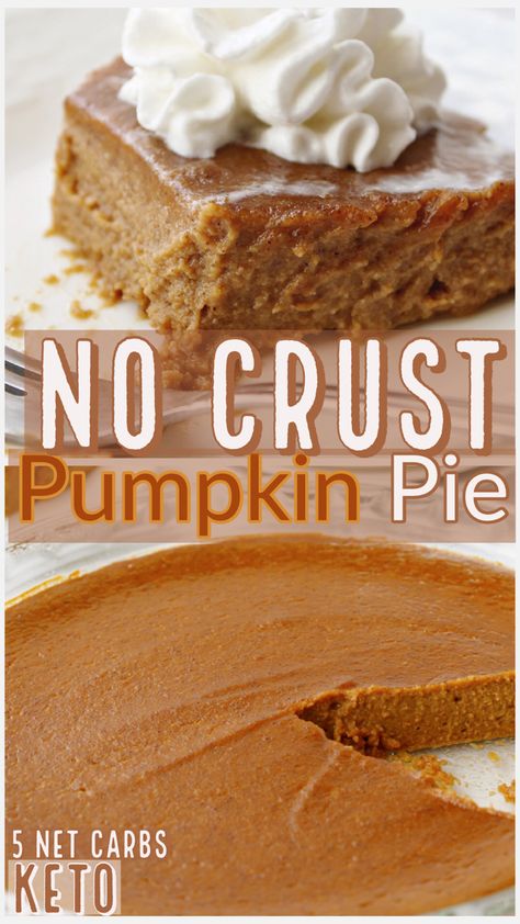 Punkin Pie Recipe, No Crust Pumpkin Pie, Holiday Baking Thanksgiving, Thanksgiving Desserts Pie, Low Carb Pumpkin Recipes, Low Carb Pumpkin Pie, Keto Thanksgiving, Keto Pumpkin Pie, Pumpkin Pie Mix