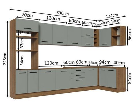 Kitchen Cabinet Dimensions, Cupboards Design, Kitchen Cabinet Plans, Kitchen Cabinetry Design, Kitchen Construction, Kitchen Measurements, Kitchen Layout Plans, Kabinet Dapur, Modern Kitchen Cabinet Design