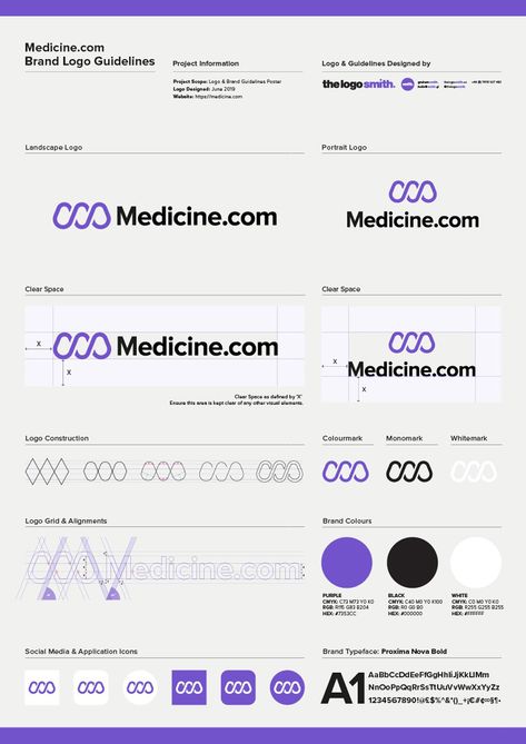 Logo Usage Guidelines A3 Poster - Free Template for Download Brand Guides Design, Branding Guide Design, Logo Design Guidelines, Logo Design Brief Template, Brand Logo Guidelines, Logo Guidelines Template, Logo Guidelines Brand Book, Logo Usage Guidelines, Logo Presentation Ideas