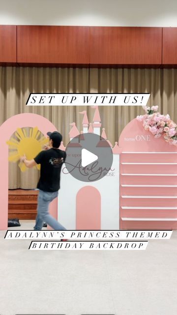 BALLOONS & RENTALS | Event Designer on Instagram: "Watch us set up A princess themed backdrop with a touch of the birthday girl’s Filipino heritage, blooms, and magic ✨

We loved how this design turned out. If you still feel that your backdrop doesn’t need balloons, hopefully this designs proves you otherwise ✨

Still looking for a gorgeous backdrop, event design and styling? DM us today to book! 

DM us today to book with backdrop options starting at $1000+ (minimums required for delivery orders) many self pickup options to choose from! 

We specialize in event design, backdrop and balloons for all occasions! @thesimpleluxeevents 

Love our props and backdrops? Purchase this castle today @thesimpleluxebuilds Dm to inquire! 
.
.
.
.
.
#partybackdrop #partyballoons #balloons #balloongarland Princess Backdrop Birthday, Backdrop Event Design, Princess Castle Backdrop, Backdrop Event, Princess Backdrops, Filipino Heritage, Castle Backdrop, Princess Theme, Princess Castle