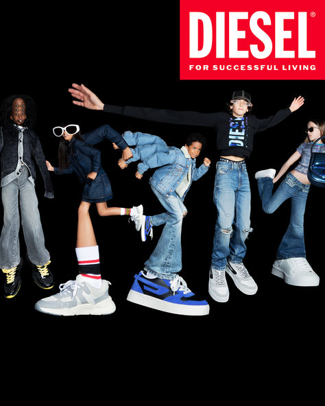 Playful distortions redefining fashion.
The new campaign for kids Fall Winter ‘23 by Diesel is out now


#DIESEL
#dieselkid
#Bravekid
#fallwinter23 Diesel Campaign, Diesel Aesthetic, Editorial Concept, Fashion Management, Retail Advertising, Kids Falling, Brave Kids, Diesel Store, 2025 Fashion