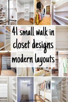 Get these amazing and genius small walk-in closet designs and layouts that are modern. For small apartments and small home with small bedrooms. 8 X 5 Closet Layout, Closet By Design Walk In, 8 X 12 Walk In Closet, 12 X 12 Closet Layout, Cool Closets Walk In, Bedroom Walk In Closet Design, 7x14 Walk In Closet, Wall Hung Closet, Closet Bathroom Combo Small